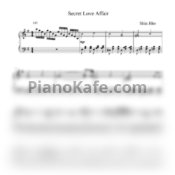 Ноты Shin Jiho - Secret love affair - предпросмотр