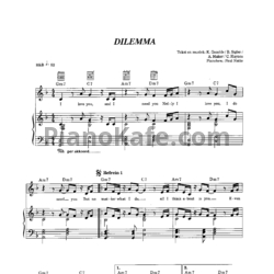 Ноты Nelly Feat. Kelly Rowland - Dilemma - предпросмотр