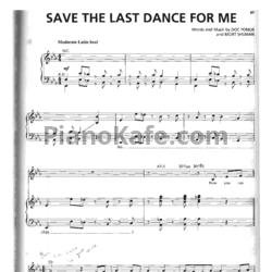 Ноты Michael Buble - Save the last dance for me - предпросмотр