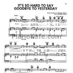 Ноты Boyz II Men - Hard to say goodbye - предпросмотр