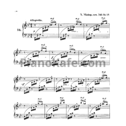 Ноты Ш. Майер - Этюд соль минор (Соч. 340, 35)