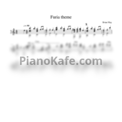 Ноты Brian May - Furia theme (гитара) - предпросмотр