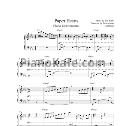 Ноты Tori Kelly - Paper hearts