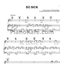 Ноты Ne-Yo - So sick (Версия 2) - предпросмотр