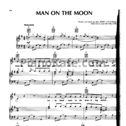 Ноты R.E.M. - Man on the moon - предпросмотр