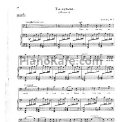 Ноты Дмитрий Кабалевский - Ты-музыка... (8-й сонет) Соч. 52, №7 - предпросмотр