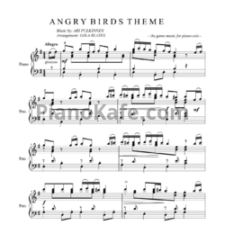 Ноты Ari Pulkkinen - Angry birds theme song