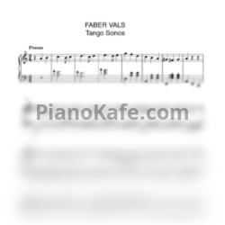 Ноты Tango Sonos - Faber Vals - предпросмотр