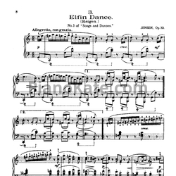 Ноты А. Йенсен - Волшебный танец (Op. 33) - предпросмотр