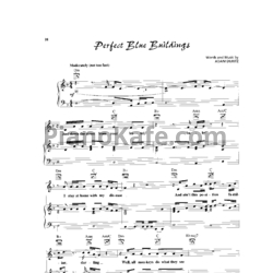 Ноты Counting Crows - Perfect blue buildings - предпросмотр