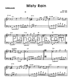 Ноты The Rain - Misty rain - предпросмотр