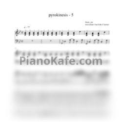Ноты Pyrokinesis - Сборник песен №1 - предпросмотр