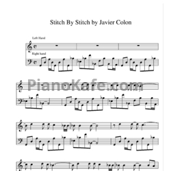 Ноты Javier Colon - Stitch by Stitch