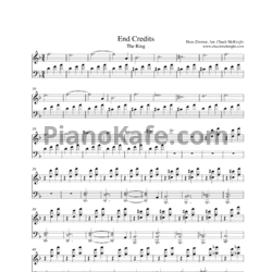 Ноты Hans Zimmer - The ring (Piano theme) - предпросмотр