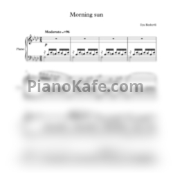Ноты Ilya Beshevli - Morning sun - предпросмотр