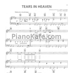 Ноты Eric Clapton - Tears in heaven (Версия 2) - предпросмотр