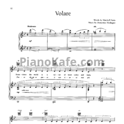 Ноты Domenico Modugno - Volare (Nel blu dipinto di blu)