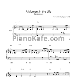 Ноты Dax Johnson - A moment in the life