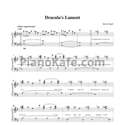 Ноты Jason Segel - Dracula's lament