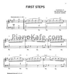 Ноты Jim Brickman - First steps - предпросмотр