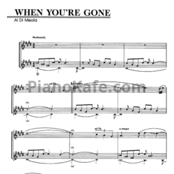 Ноты Al Di Meola - When you're gone - предпросмотр