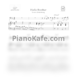 Ноты Louis Armstrong - Hello brother - предпросмотр