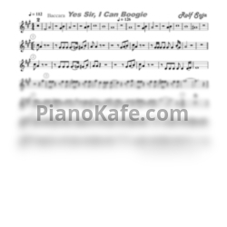Ноты Baccara - Yes sir, I can boogie (F#durSAX) - предпросмотр
