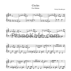 Ноты Post Malone - Circles - предпросмотр