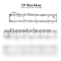 Ноты Louis Armstrong - Ol' man mose - предпросмотр