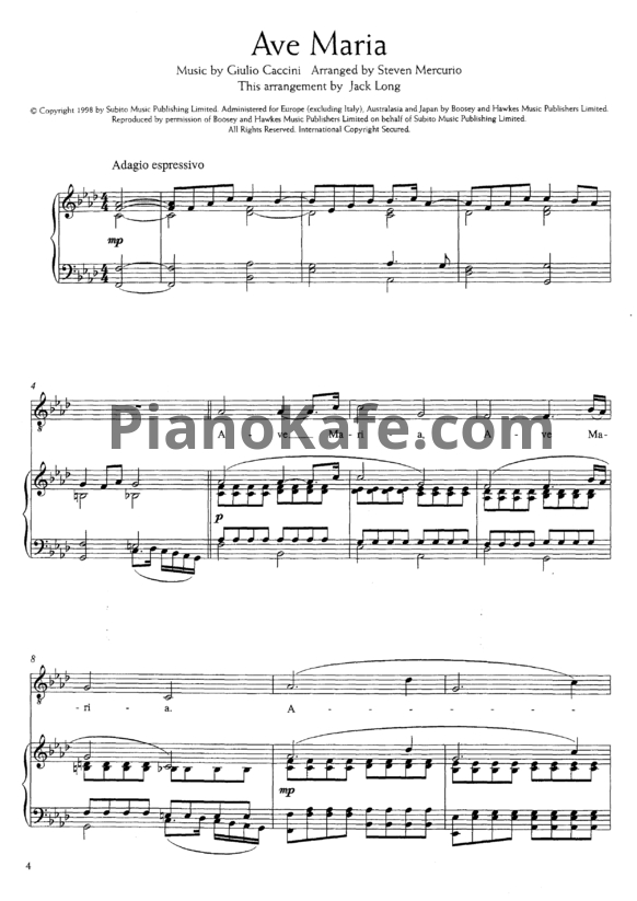 Ноты Andrea Bocelli - The best of (Книга нот) - PianoKafe.com