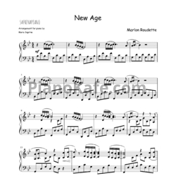 Ноты New age (SaprinaPiano Cover) - предпросмотр