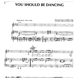 Ноты Bee Gees - You should be dancing