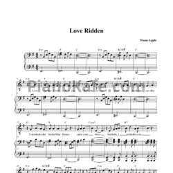 Ноты Fiona Apple - Love ridden