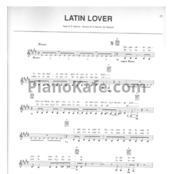 Ноты Gianna Nannini - Latin lover - предпросмотр