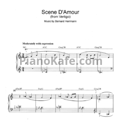 Ноты Bernard Herrmann - Scene D'armour