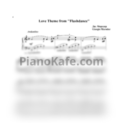Ноты Giorgio Moroder - Love theme from "Flashdance" - предпросмотр