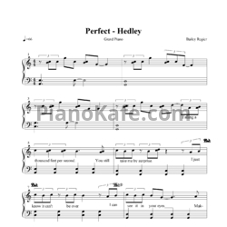 Ноты Hedley - Perfect (2)