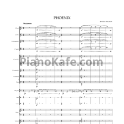 Ноты Ievgen Suiunov - Феникс. Концерт-поэма для фортепиано и большого симфонического оркестра (Партитура)