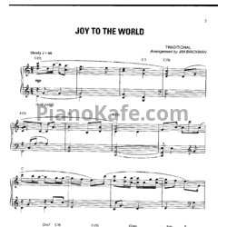 Ноты Jim Brickman - Joy to the world - предпросмотр