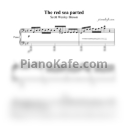 Ноты Scott Wesley Brown - The red sea parted (D minor) - предпросмотр
