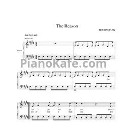 Ноты Hoobastank - The reason