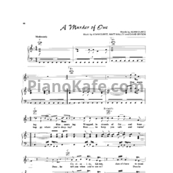 Ноты Counting Crows - A murder of one - предпросмотр