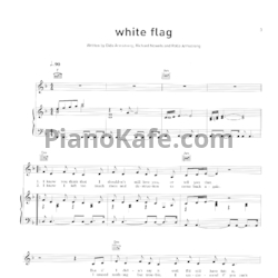 Ноты Dido - White flag (Версия 2) - предпросмотр
