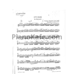 Ноты Gaetano Donizetti - Studie fur klarinett - предпросмотр