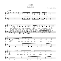 Ноты Taylor Swift feat. Brendon Urie of Panic! At The Disco - ME! - предпросмотр