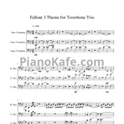 Ноты Inon Zur - Fallout 3 theme (тромбон) - предпросмотр