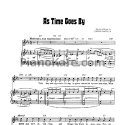 Ноты Frank Sinatra - As time goes by