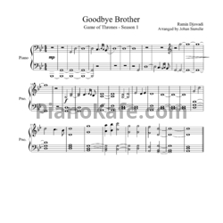 Ноты Ramin Djawadi - Goodbye brother - предпросмотр