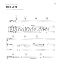 Ноты Craig Armstrong - This love - предпросмотр