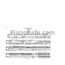 Ноты Фридрих фон Флотов - Увертюра из оперы "Альбин" для фортепиано в 4 руки - предпросмотр